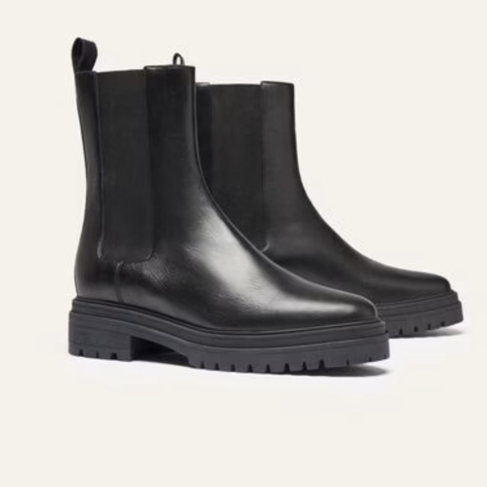 ba&sh Black Combat Boots